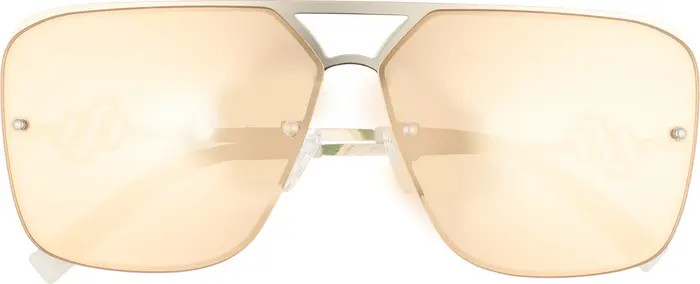 Le Specs Metazoic 66mm Mirrored Aviator Sunglasses | Nordstromrack | Nordstrom Rack