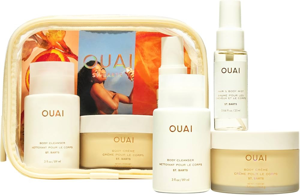 Wanna Get A-OUAI Self Care Kit, Body Cleanser, Body Cr\u00e8me, Hair & Body Mist | Amazon (US)