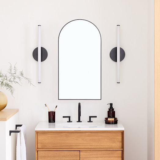 Arched Metal Framed Medicine Cabinet | West Elm (US)