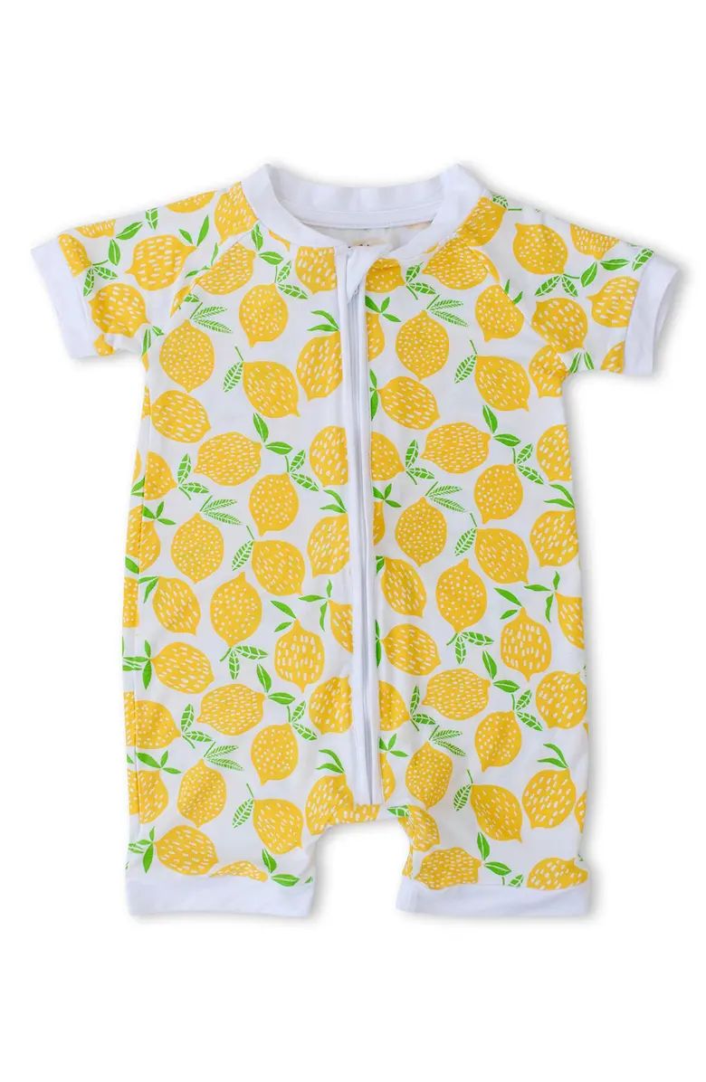 Lemons Shorty Fitted One-Piece Pajamas | Nordstrom