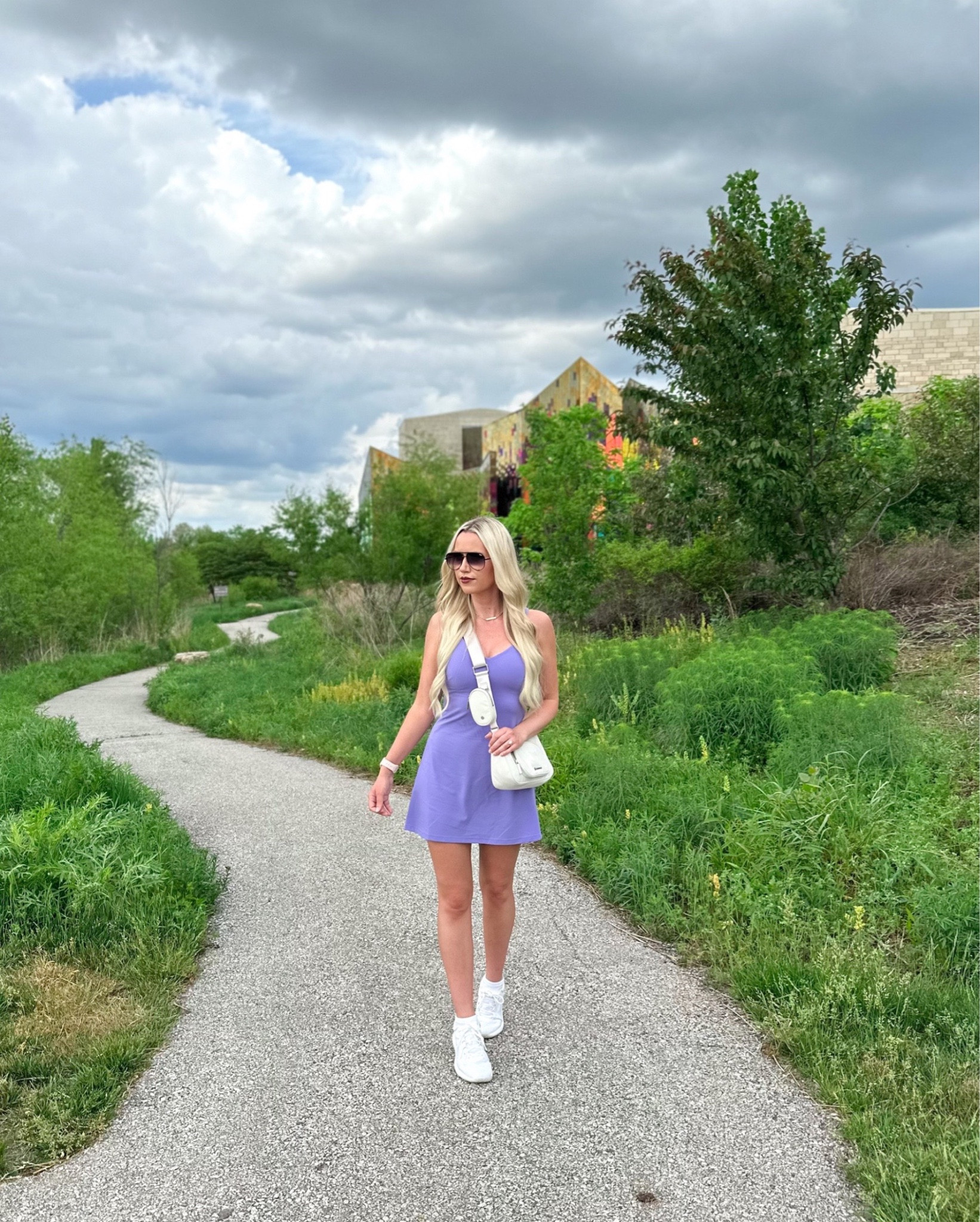 Love Lululemon’s new Align dress! So comfy and cute for travel.

Dress: Dark Lavender, 6
Shoes: 9.5, White
Bag: White Opal

Athleisure | Mini Dress | Activewear Dress | Lined Dress | Tennis | Golf

#LTKfit #LTKstyletip