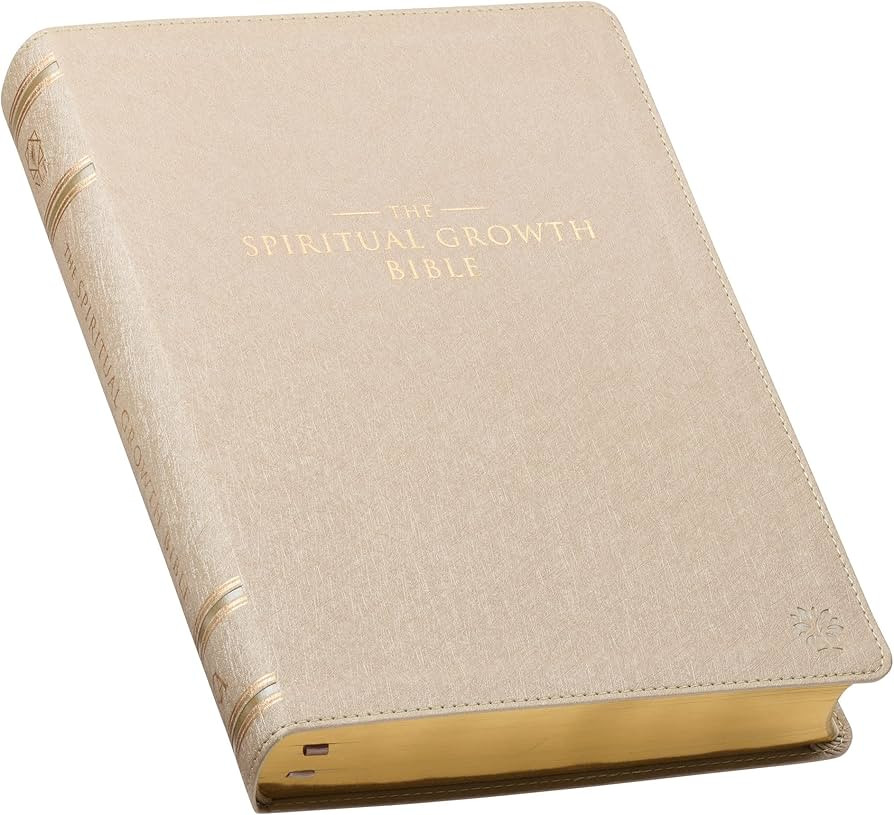 The Spiritual Growth Bible, Study Bible, NLT - New Living Translation Holy Bible, Faux Leather, P... | Amazon (US)