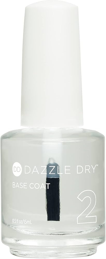 Dazzle Dry Base Coat - Step 2 – A Fast-Drying clear coat - Long-Lasting Nail Polish Base Coat f... | Amazon (US)