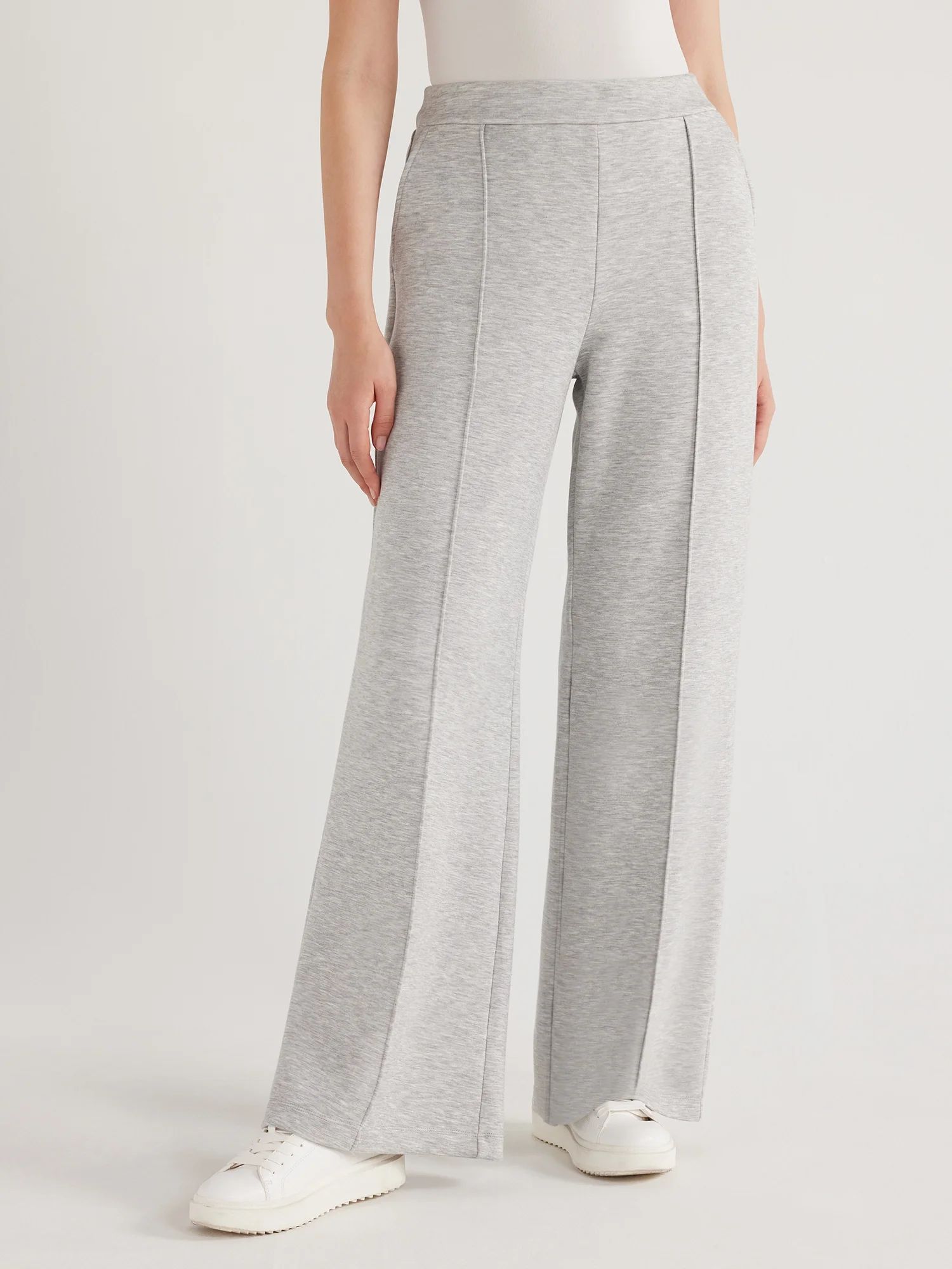 Scoop Women's Ultimate ScubaKnit Trouser Pants, Sizes XS-XXL | Walmart (US)