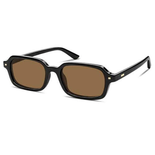 boten Retro Rectangular Sunglasses for Women Men 90s Small Sun Glasses Cute Trendy Sunnies for Vacation & Summer Outfits | Amazon (US)