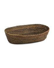 Made In Phillipines 12x8 Oval Bread Basket | TJ Maxx