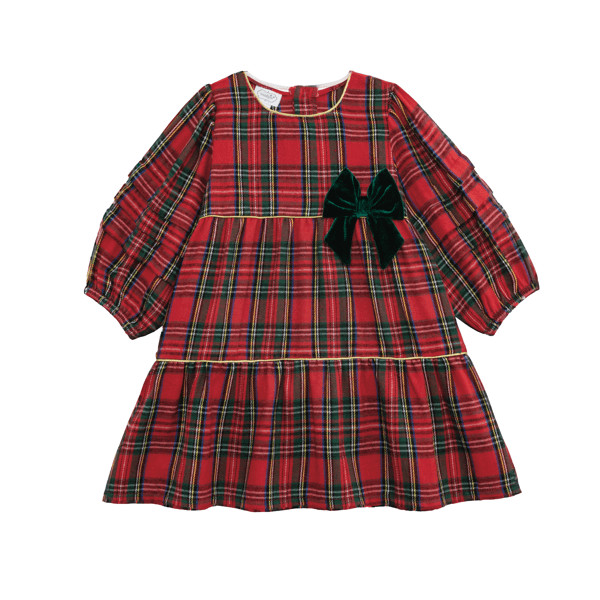 Tartan Tiered Dress | Mud Pie