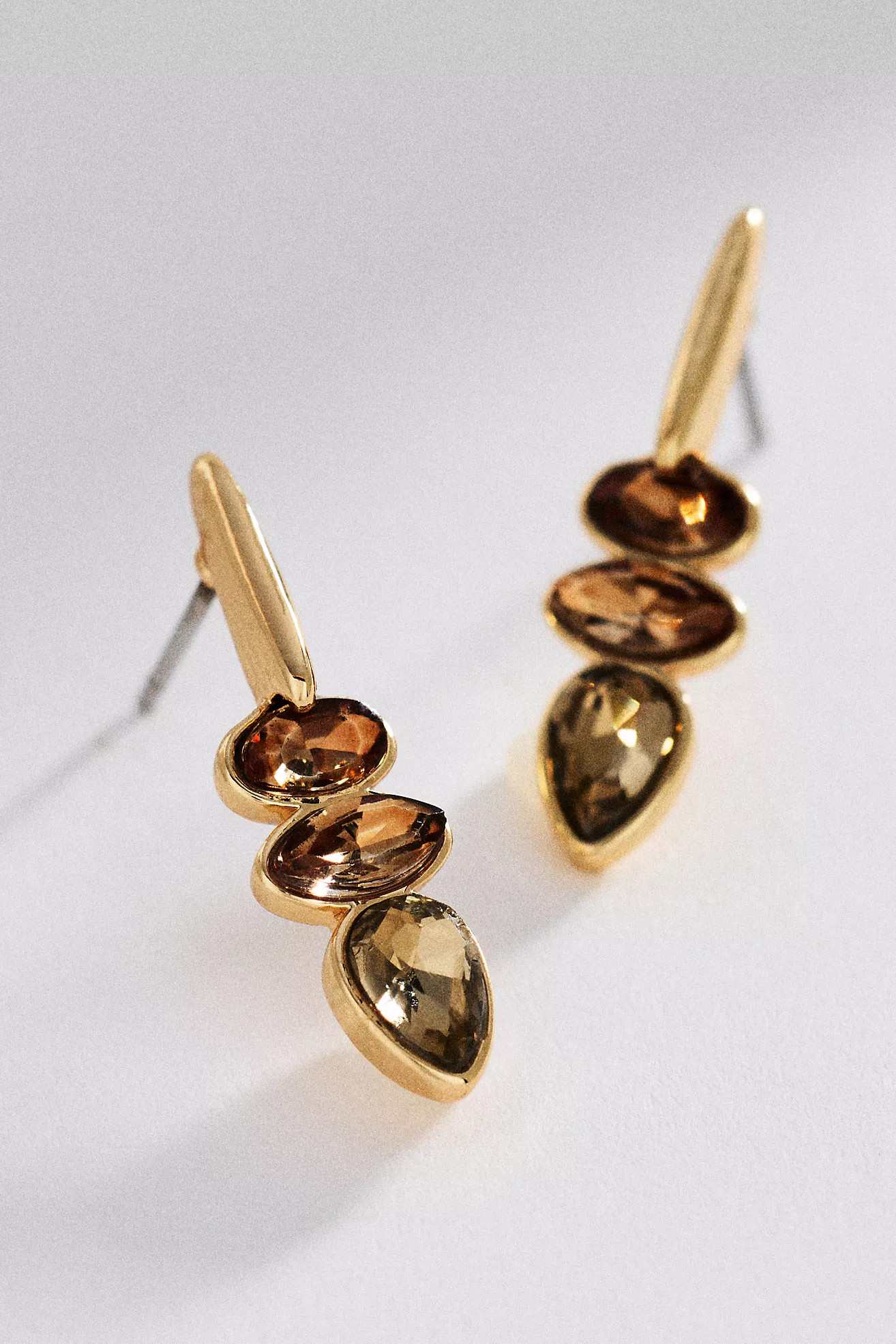 Mixed Crystal Drop Earrings | Anthropologie (US)