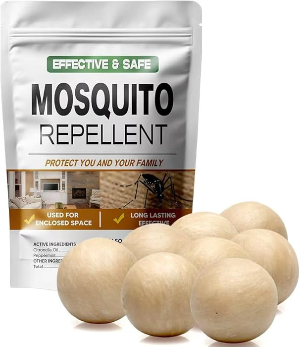 AUDQQM Mosquito Repellent Outdoor Patio, Mosquito Repellent Balls Indoor, Mosquitoes Deterrent fo... | Amazon (US)