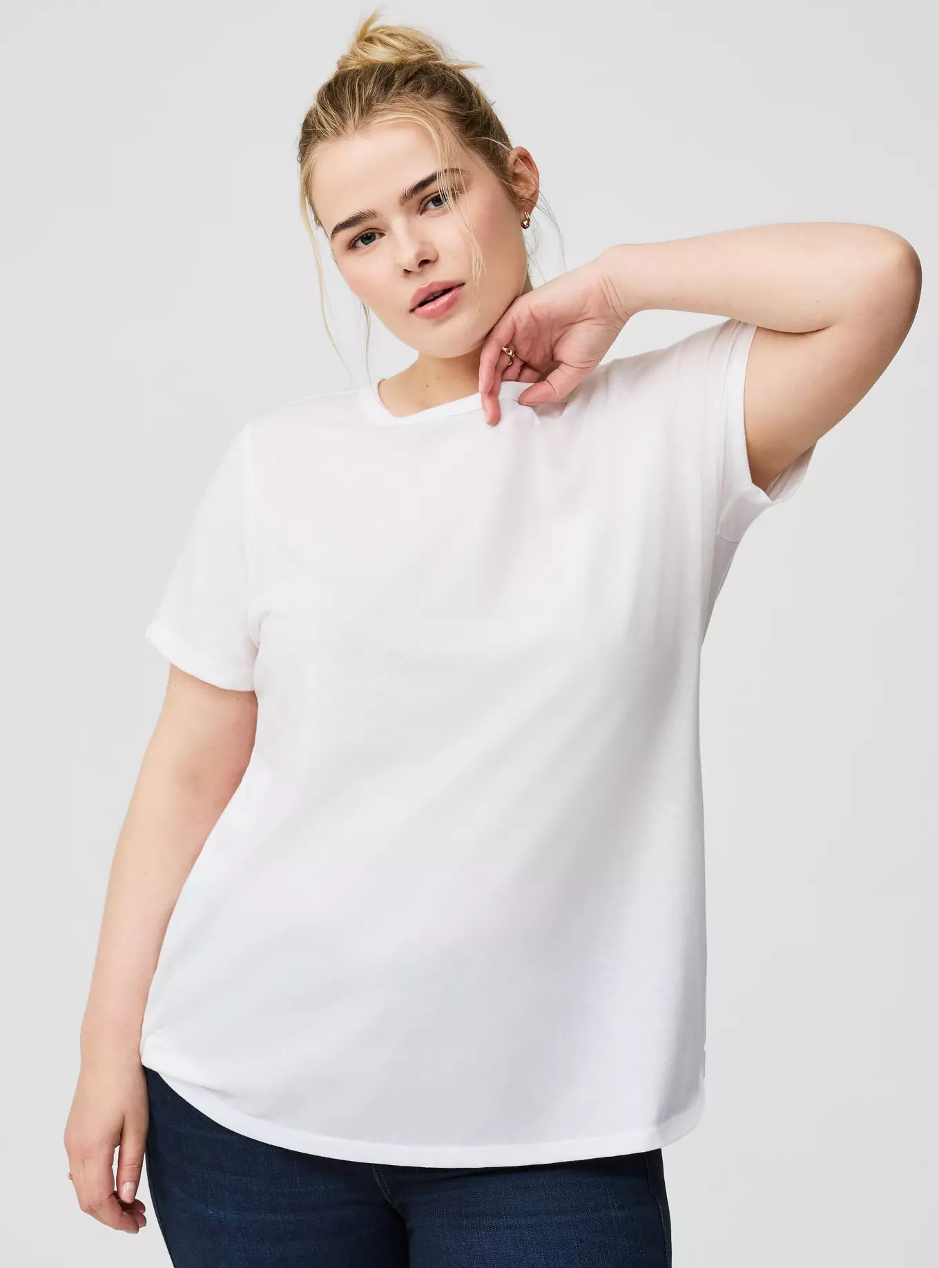 Everyday Signature Jersey Crew Neck Tee | Torrid (US & Canada)