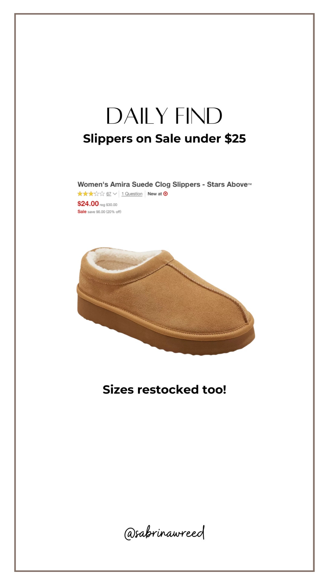 Loveeeee these lil slip ons! Giving Ugg vibes without the $$$ - these come in 4 colors, are on sale, and are fully stocked in sizes! I have a feeling they won’t last long. 

#LTKshoecrush #LTKfindsunder50 #LTKSeasonal