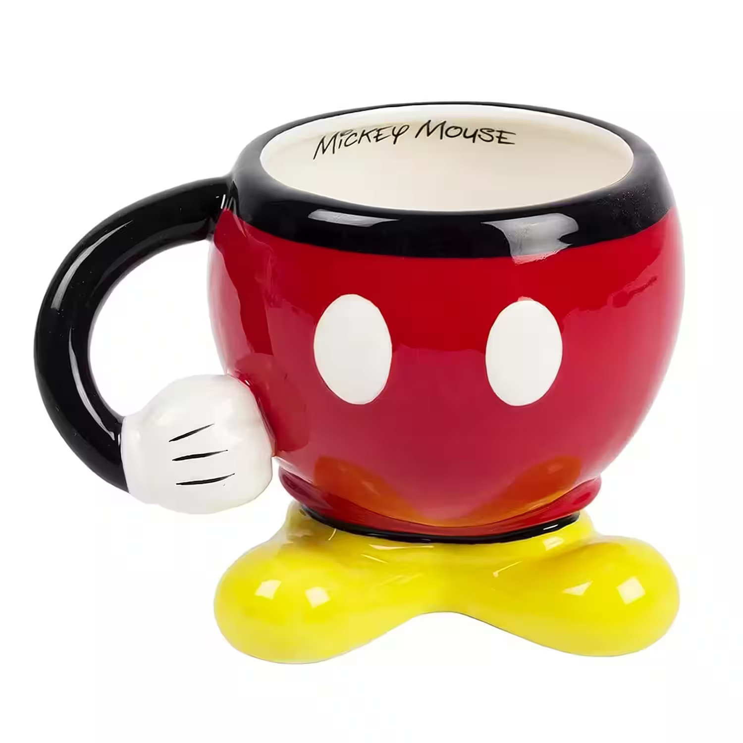 Disney - Mickey Mouse Molded Mug with Arm - Red | Best Buy U.S.