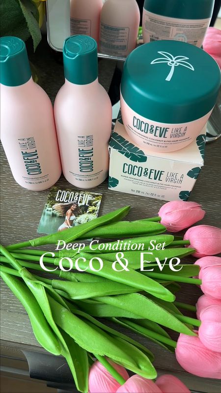 Love this deep condition set from Coco & Eve! Tagged a few other bigger bundles you should try! Sulfate free Shampoo & Conditioner. Hair mask to deeply nourish and revive your hair. With Hyaluronic Acid 

#LTKGiftGuide #LTKfindsunder50 #LTKbeauty