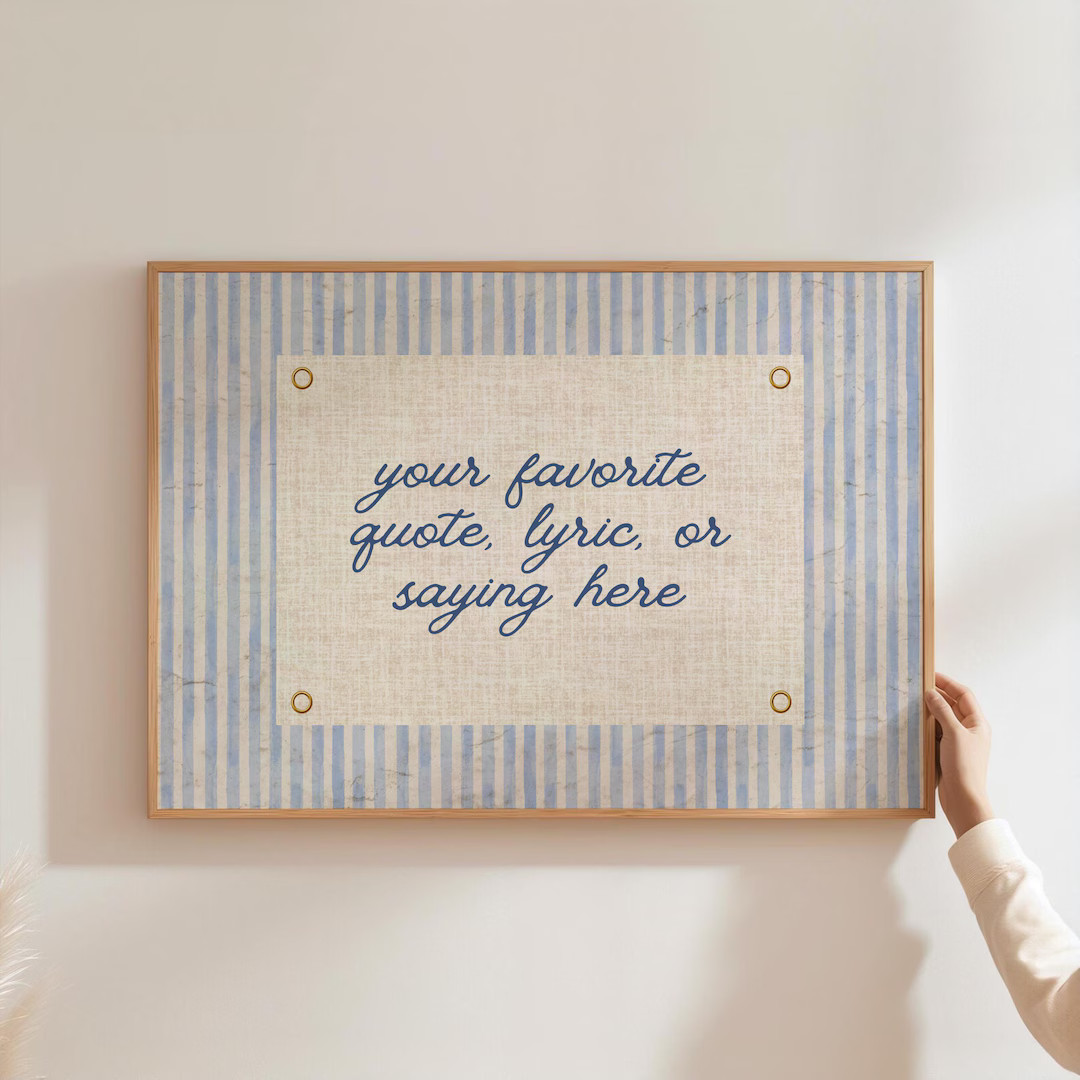 Custom Quote Print Personalized Song Lyrics Print Typography Wall Art Gift for Her Custom Text Po... | Etsy (US)