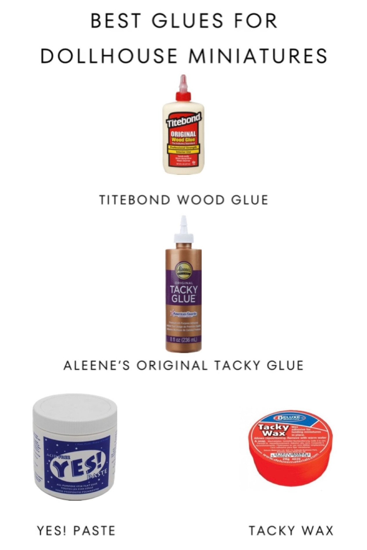 Here are my favorite glues I’ve found so far throughout my dollhouse renovation! 

#LTKunder50 #LTKhome #LTKFind
