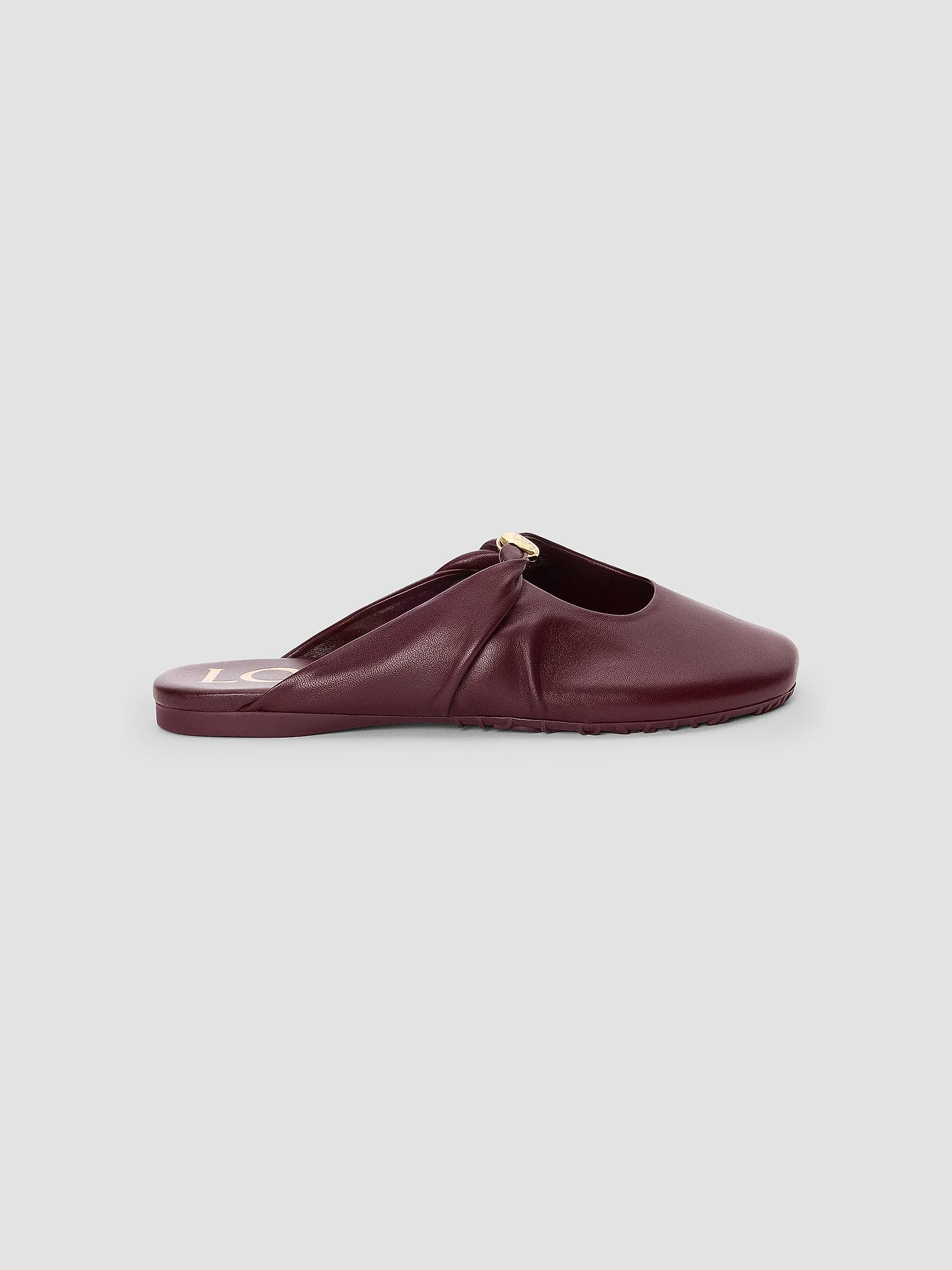 Pebble Soft Leather Mules | Saks Fifth Avenue