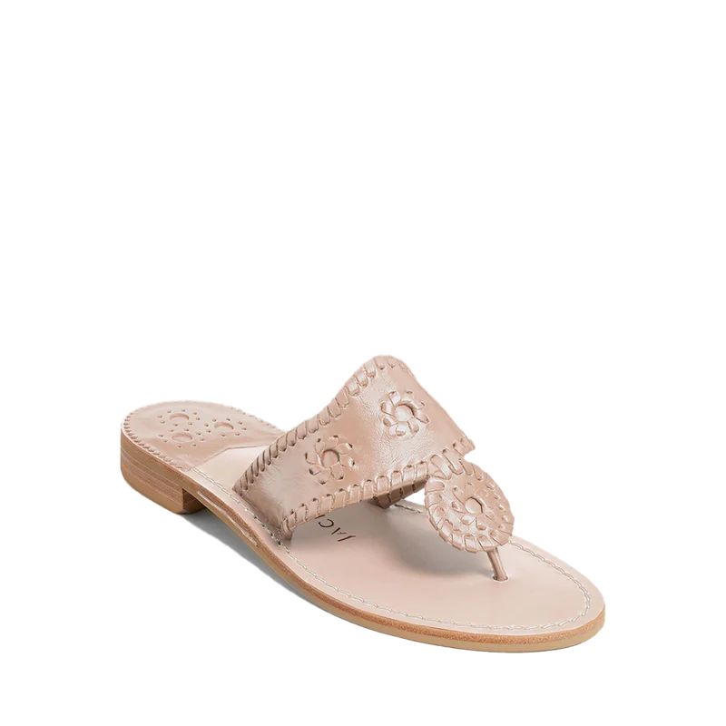 Jacks Natural Flat Sandal | Jack Rogers