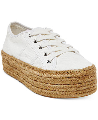 Steve Madden Women's Hampton Flatform Espadrille Sneakers | Macys (US)