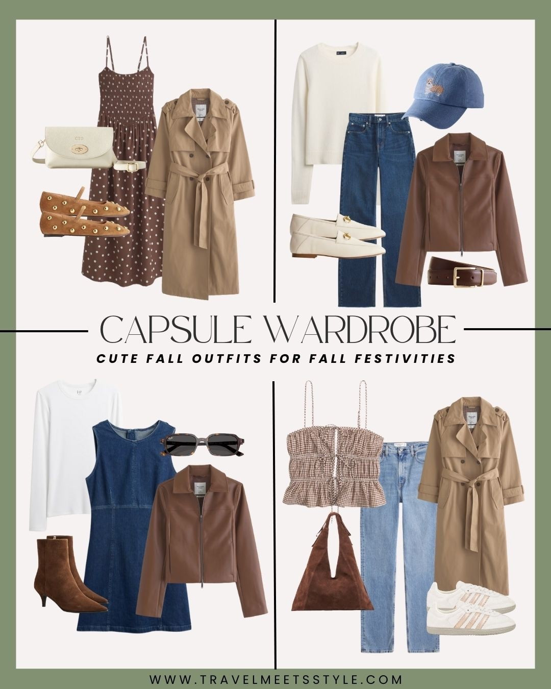 On the blog >> How to create the ultimate fall travel capsule wardrobe, including cute fall outfit ideas for fall festivities. Head over to Travelmeetsstyle.com to read the full post! 

Fall outfits, travel outfits, fall capsule wardrobe 

#LTKFindsUnder100 #LTKStyleTip #LTKTravel