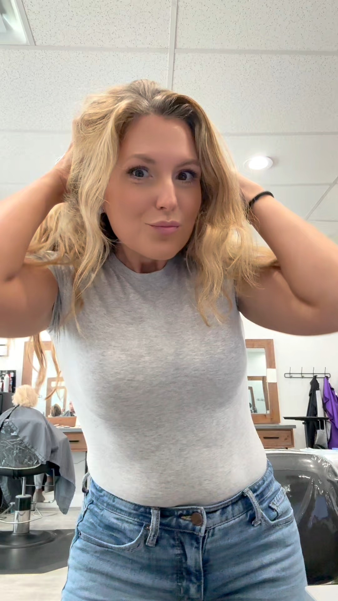 She takes her hair vitamins and minds her business 💖
Greys gone, confidence on 💇‍♀️🔥
#HairDayJoy #GlamLife #LTKBeauty #GlowFromWithin

#LTKBeauty #LTKStyleTip #LTKOver40