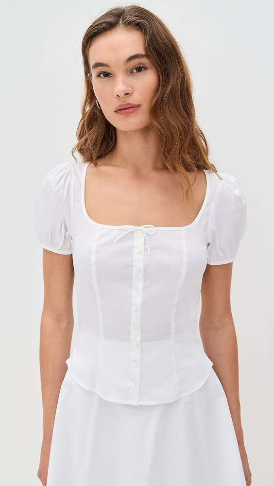 Sandy Liang Walnut Top | Shopbop | Shopbop