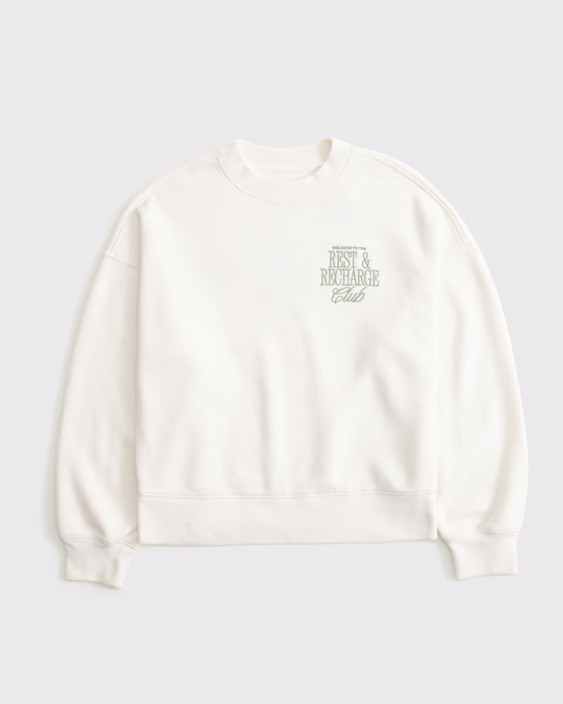 Rest & Recharge Classic Sunday Crew | Abercrombie & Fitch (US)