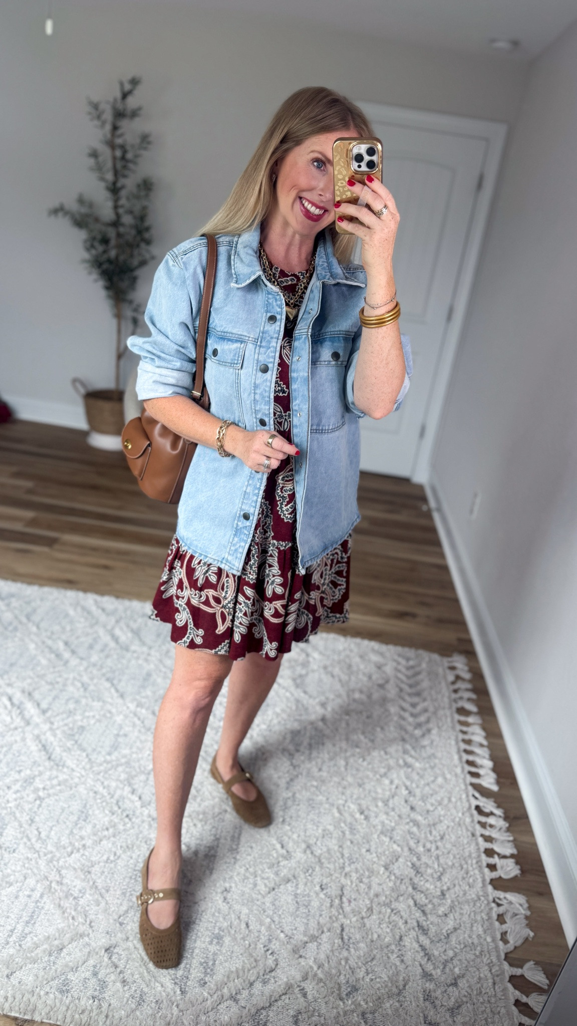 Weekend Walmart Wins try on
Denim Shacket- men’s small, go with your smaller size
Tiered mini dress- small

#LTKootd
