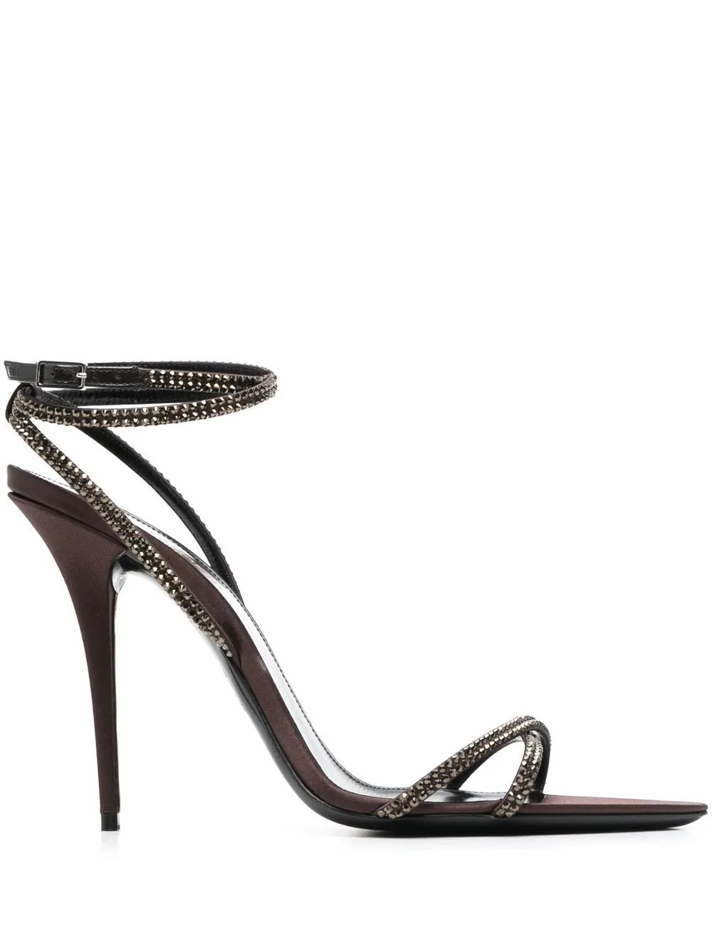 Saint LaurentAva 105mm embellished sandals | Farfetch Global