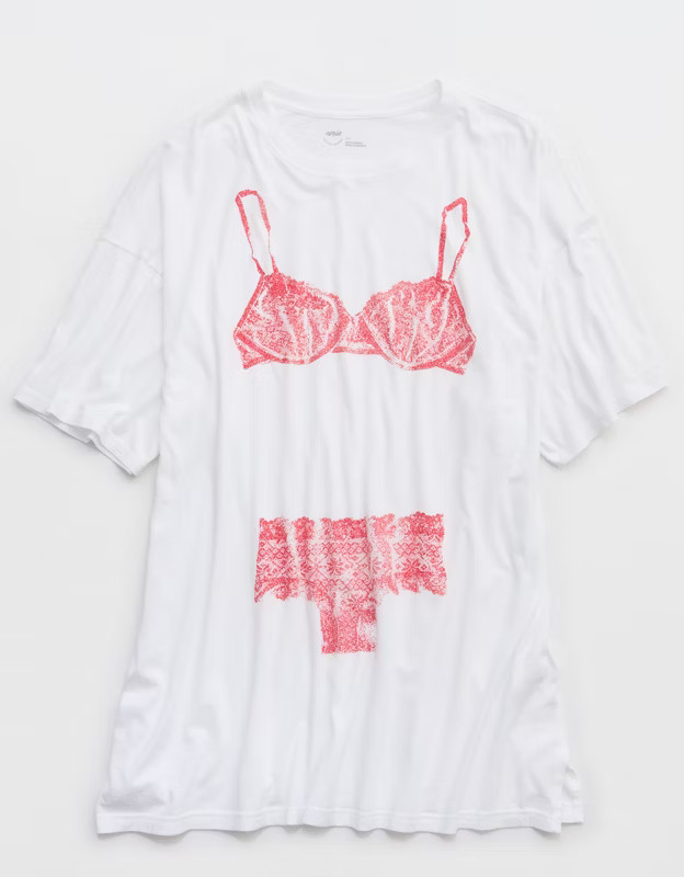 Aerie Sleep Happens Night Tee | Aerie