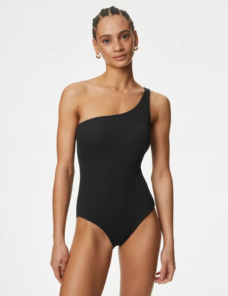 Textured One Shoulder Swimsuit | Marks & Spencer (UK)
