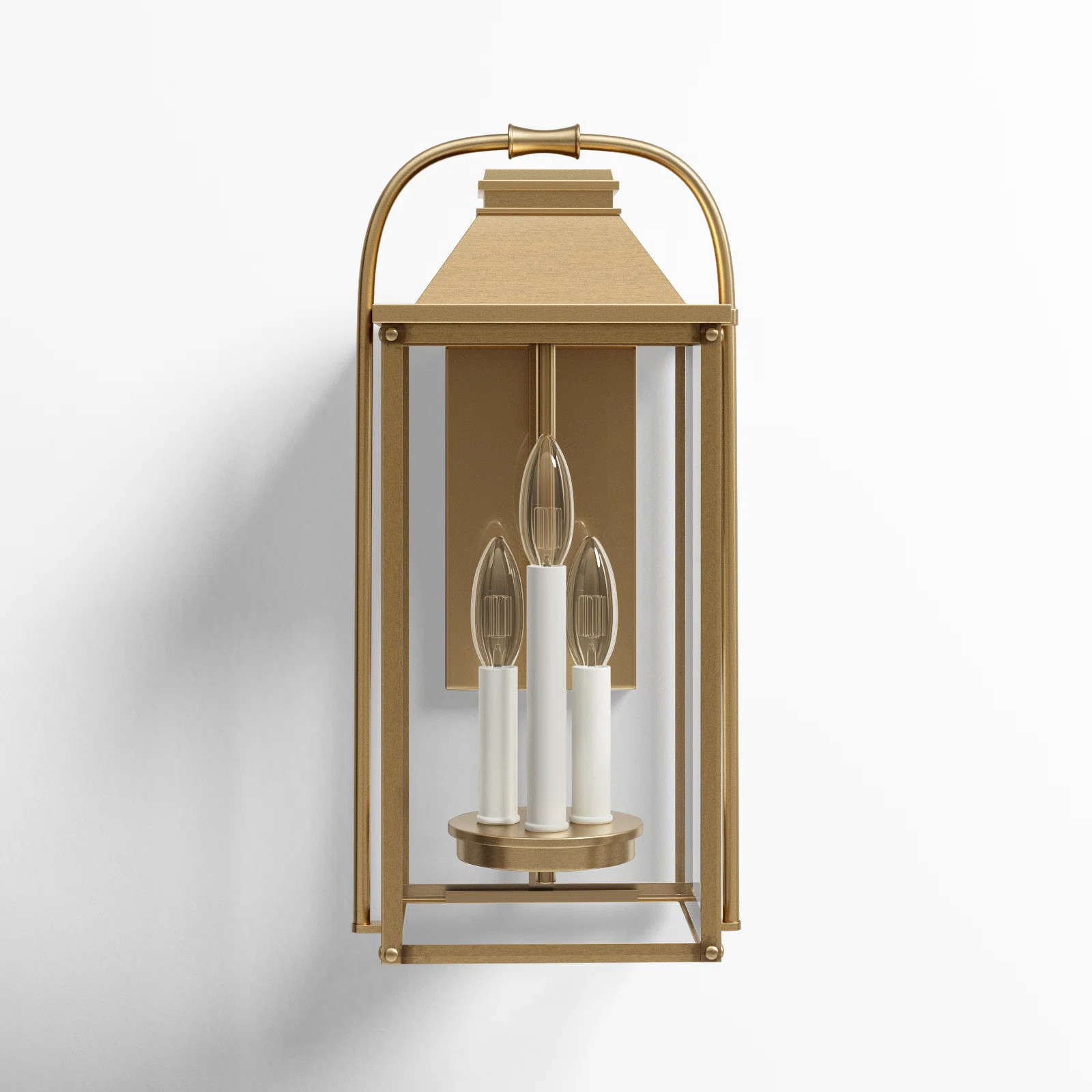 Newson 3 Light Outdoor Aluminum Wall Light | Birch Lane