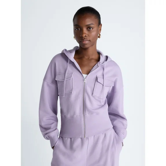 Scoop Women’s and Women’s Plus Full Zip Hoodie, Sizes XS-4X | Walmart (US)
