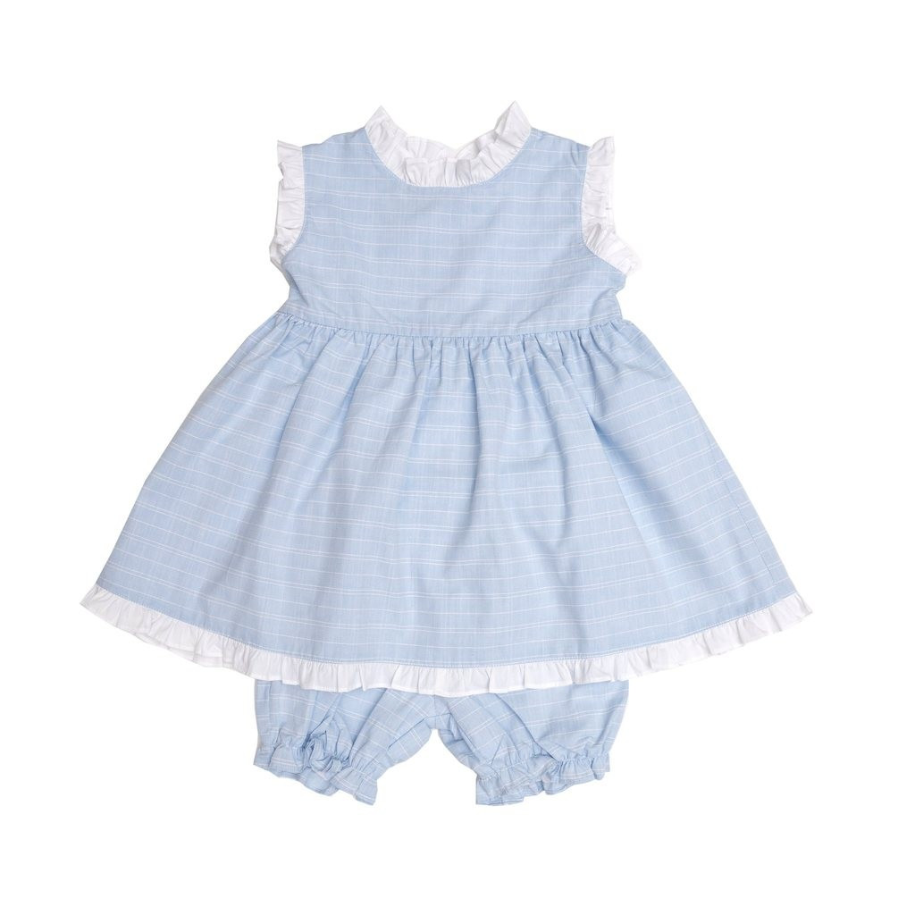 Reagan Light Blue Bloomer Set | The Oaks Apparel Company
