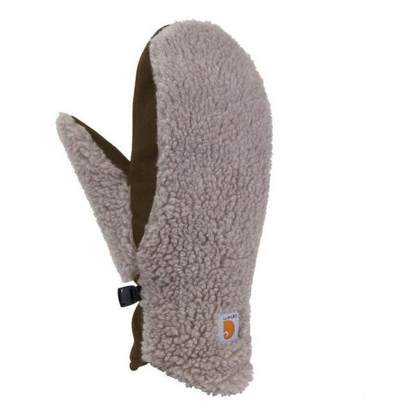 Women's Carhartt Sherpa Mittens Small Desert Sand | Scheels Sports