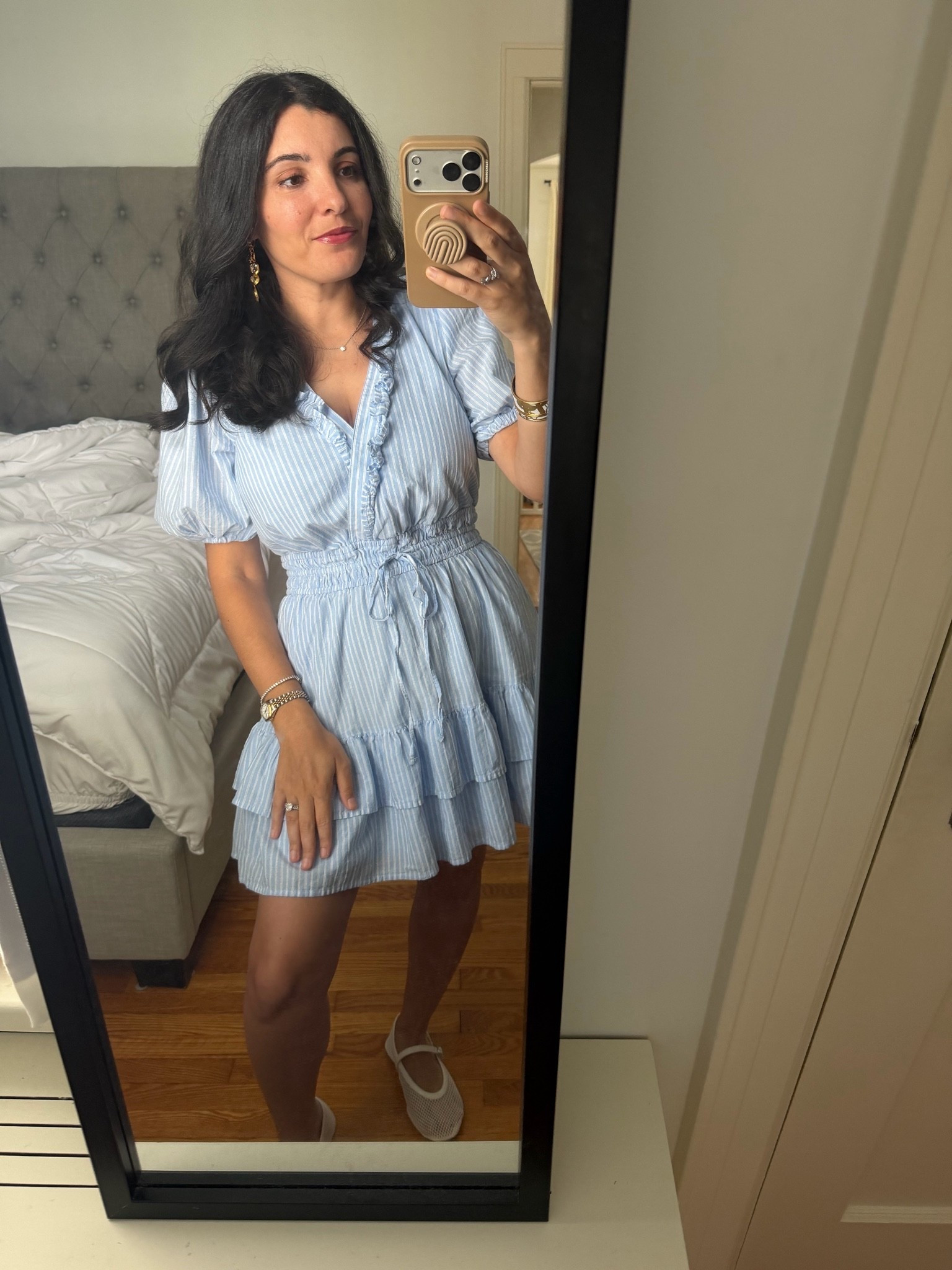 Walmart dress
OOTD
Blue dress
Baby shower

#LTKootd