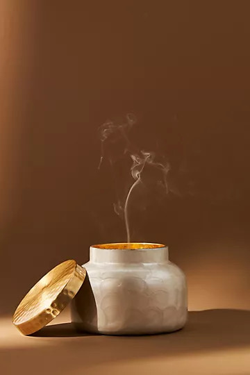 Capri Blue Capiz Jar Candle | Anthropologie (US)