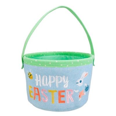 Canvas Embroidery Happy Easter Basket Cool - Spritz™ | Target