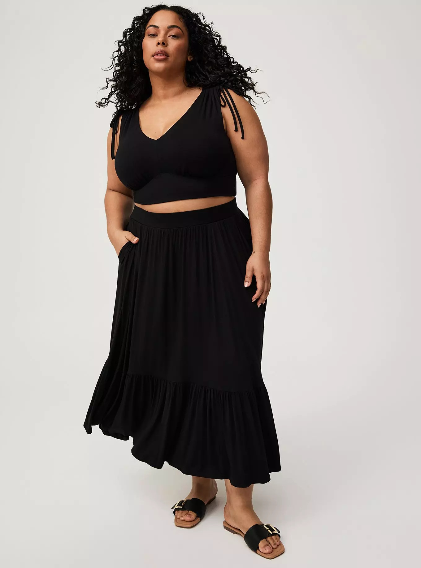 Tank Crop Top & Maxi Skirt Set | Torrid (US & Canada)