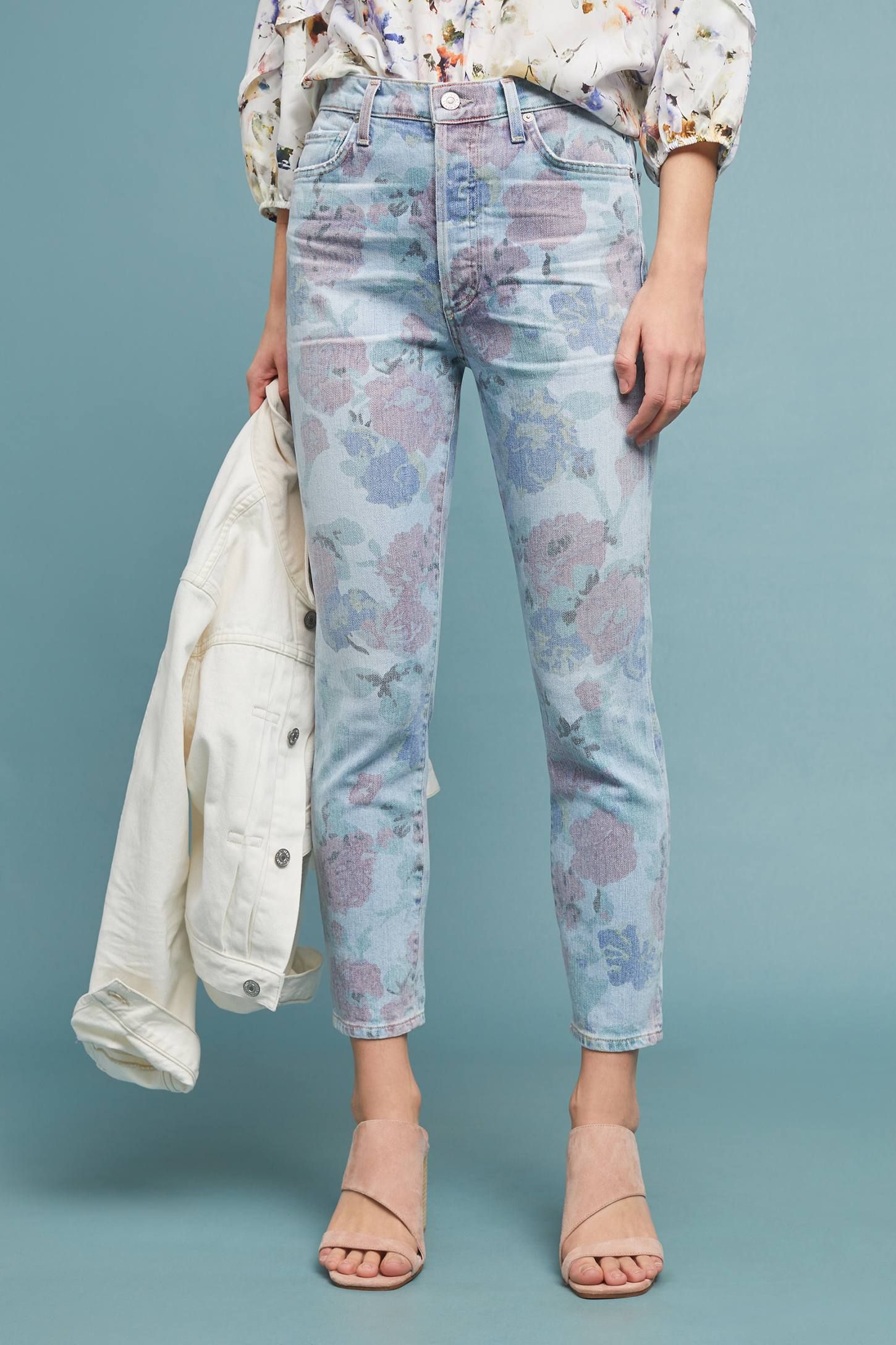 Citizens of Humanity Olivia Ultra High-Rise Slim Ankle Jeans | Anthropologie (US)