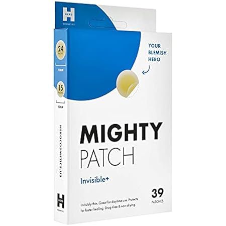 Mighty Patch Original - Hydrocolloid Acne Pimple Patch (36 Count) for Face, Vegan, Cruelty-Free… | Amazon (US)