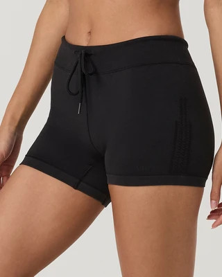 Vuori Pointelle Seamless Shorts 4" | Black | Small | Vuori Clothing (US & Canada)