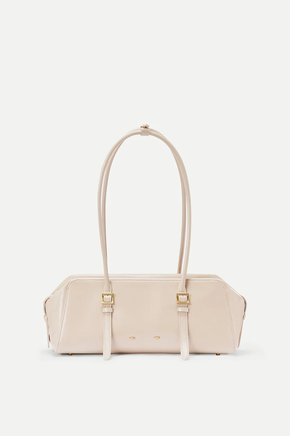 Monti East West Schultertasche aus ge\u00f6ltem, gewachstem Top-Grain-Leder | Fabrique