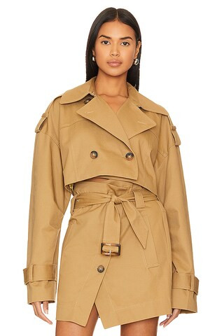 Zoey Cropped Trench Jacket
                    
                    L'Academie | Revolve Clothing (Global)