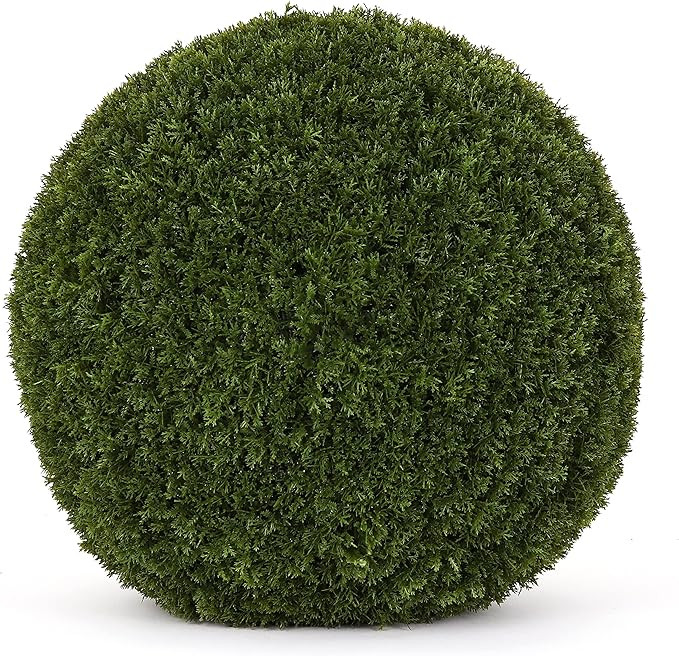 3rd Street Inn XXL Cypress Topiary Ball - Artificial Plant Set - Indoor/Outdoor Wedding Party Dec... | Amazon (US)