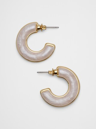 Resin Round Earrings | Banana Republic Factory