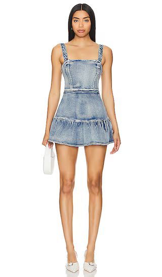Piper Romper in Mid-wash | Revolve Clothing (Global)