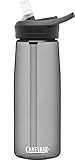CamelBak eddy+ Water Bottle with Tritan Renew – Straw Top 25oz, Charcoal | Amazon (US)