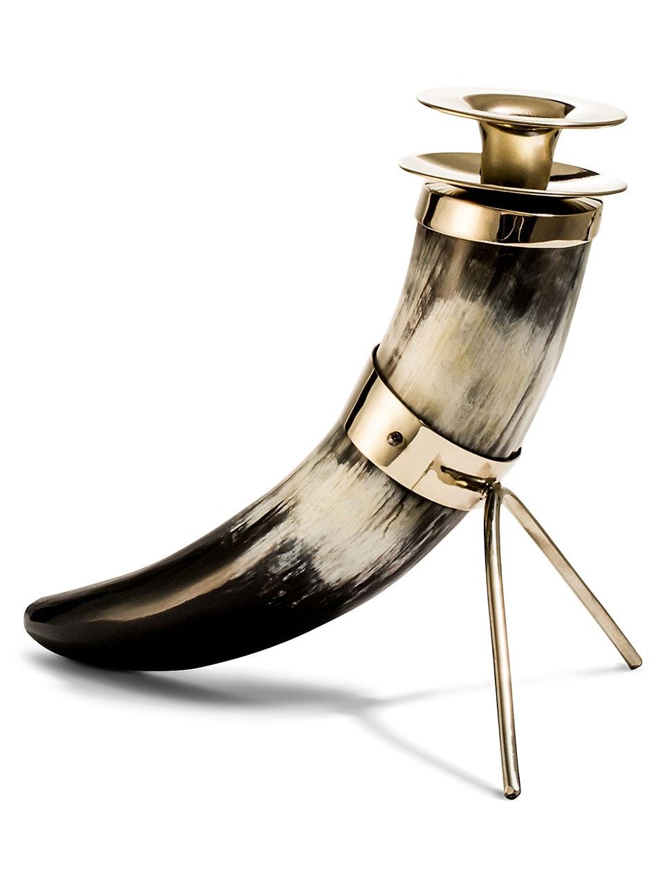 Solitaire Horn Candleholder | Saks Fifth Avenue