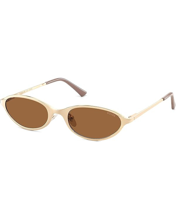 SOJOS Small Trendy Oval Cat Eye Polarized Sunglasses for Women, Chic Y2k Retro 80s 90s Slim Narro... | Amazon (US)