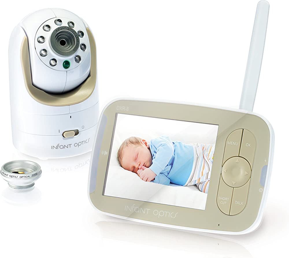Infant Optics DXR-8 480p Video Baby Monitor, Non-WiFi Hack-Proof FHSS Connection, Interchangeable... | Amazon (US)